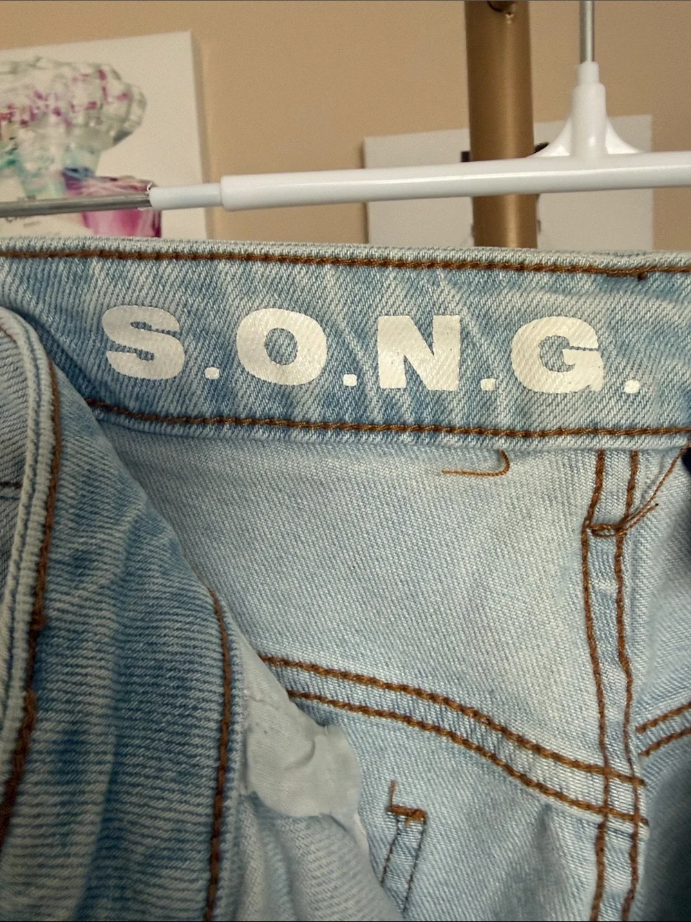 Relaxed Light Blue Distressed Boyfriend Jeans for Women